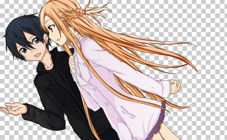 Kirito Asuna Anime Sword Art Online Manga PNG, Clipart, Anime, Black Hair, Cartoon, Cg Artwork, Fan Fiction Free PNG Download