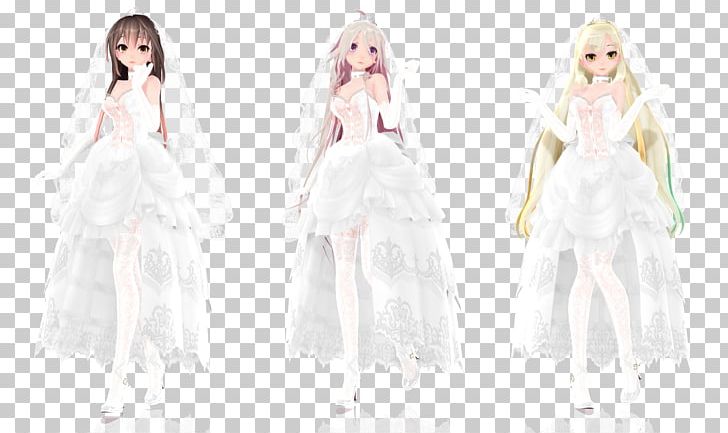 MikuMikuDance Megurine Luka Hatsune Miku Wedding Dress Mayu PNG, Clipart, Barbie, Beauty, Bridal Clothing, Bride, Costume Free PNG Download