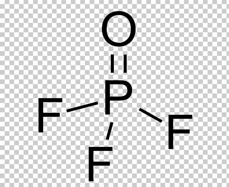 Phosphoryl Fluoride Molecule Phosphoryl Chloride Phosphorus PNG, Clipart, Angle, Area, Black, Black And White, Brand Free PNG Download