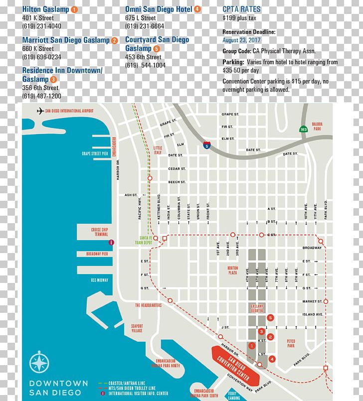 San Diego International Airport Downtown San Diego Trolley Sheraton San Diego Hotel & Marina PNG, Clipart, Amp, Area, Blue Line, Business, Diagram Free PNG Download