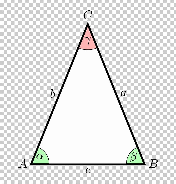 isosceles triangle area