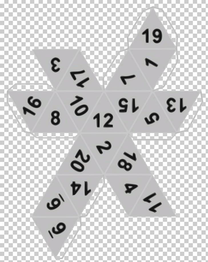 D20 System Dungeons & Dragons Paper Dice Game PNG, Clipart, Angle, Black And White, Cube, D20, D20 System Free PNG Download