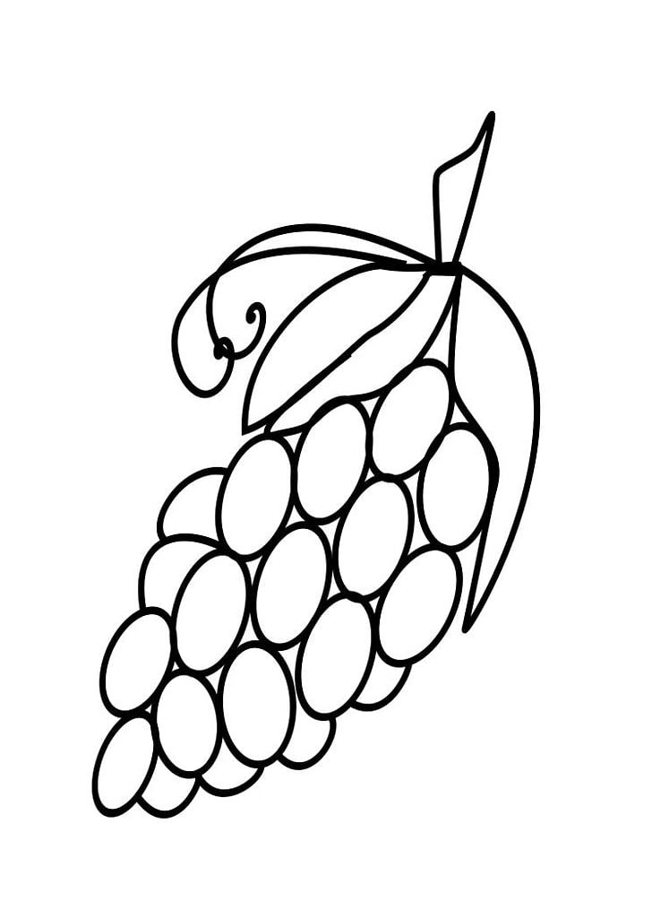Drawing Grape Fruit PNG, Clipart, Art, Black And White, Cartoon, Circle,  Coloring Book Free PNG Download
