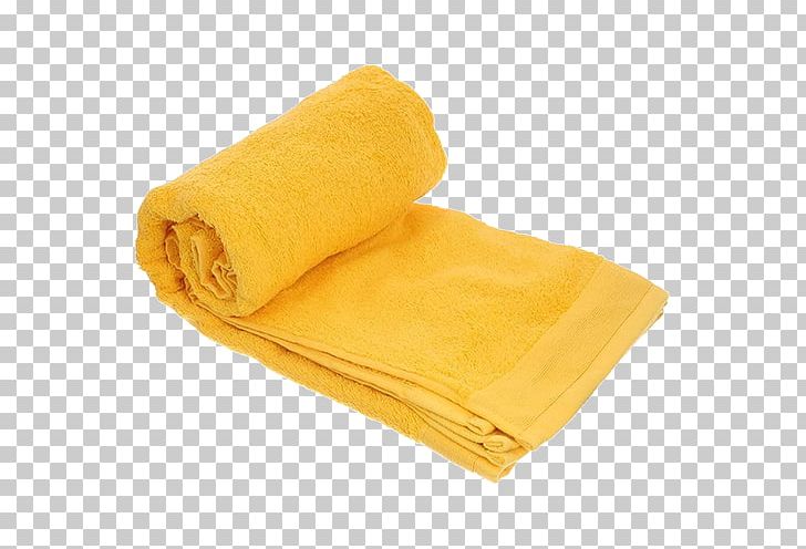 Towel Yellow Terrycloth Linens Textile PNG, Clipart, Bathroom, Bathtub, Color, Cotton, Guten Morgen Free PNG Download