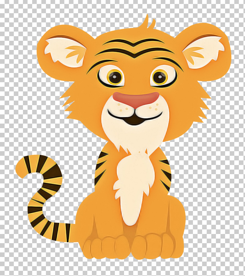 Cartoon Tiger Animal Figure Tail Wildlife PNG, Clipart, Animal Figure, Cartoon, Lion, Tail, Tiger Free PNG Download