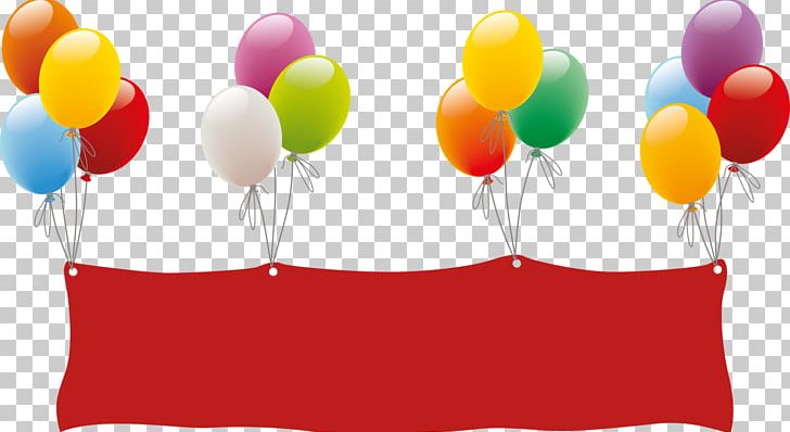 Balloon Birthday PNG, Clipart, Balloon, Birthday, Cartoon, Clip Art, Red Banners Free PNG Download