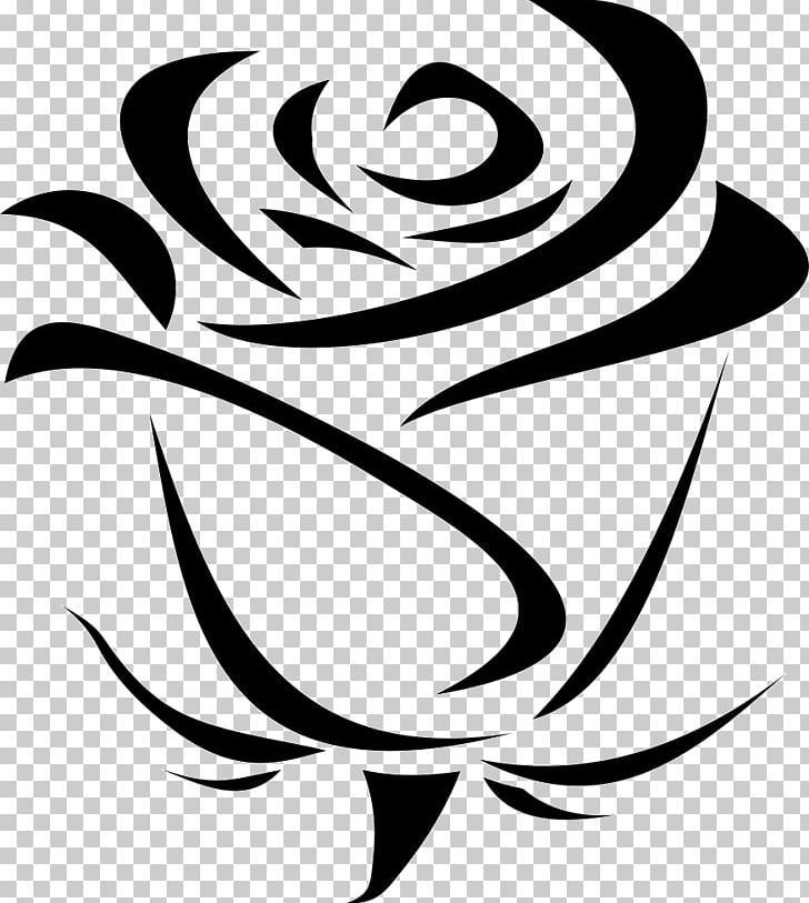 Beach Rose Flower PNG, Clipart, Artwork, Beach Rose, Black, Black And White, Branch Free PNG Download