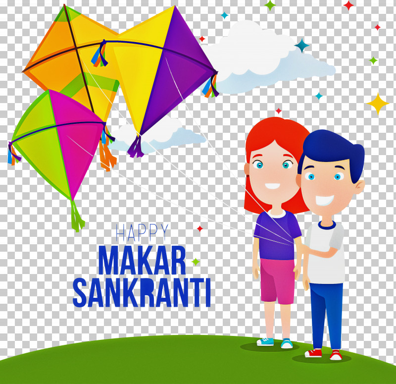 Makar Sankranti Magha Mela PNG, Clipart, Bhogi, Cartoon, Child, Kite, Line Free PNG Download