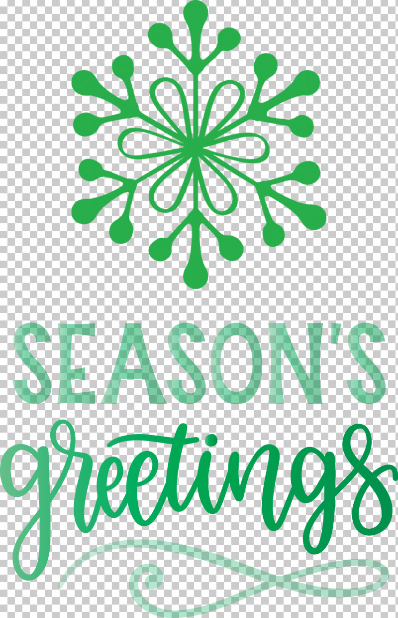 Seasons Greetings Winter Snow PNG, Clipart, Flora, Floral Design, Leaf, Line, Logo Free PNG Download