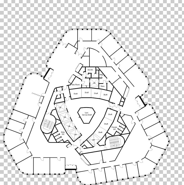 Tower 42 Floor Plan Drawing Architectural Plan Png Clipart Angle