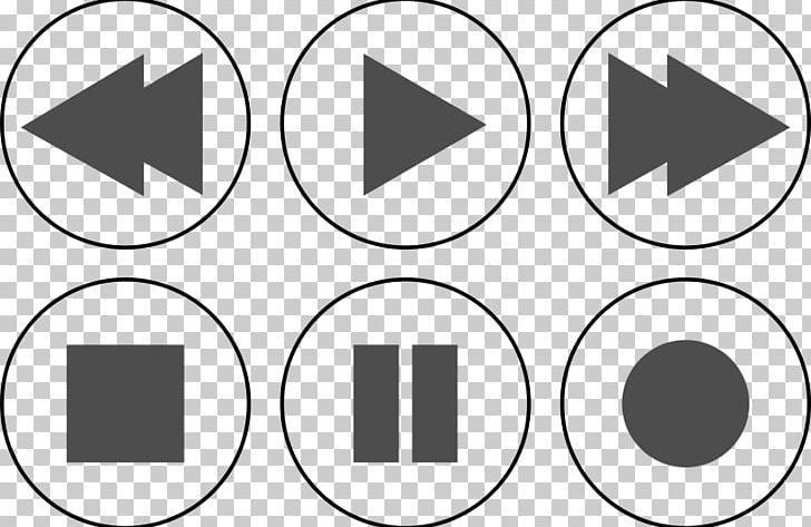 Computer Icons Button Media Player PNG, Clipart, Angle, Area, Black, Black And White, Brand Free PNG Download