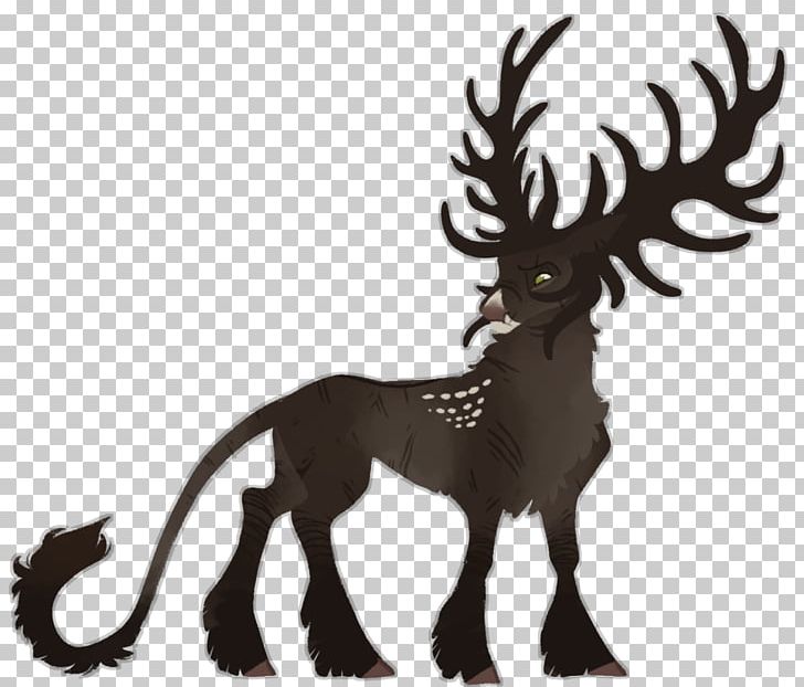 Reindeer Elk Horse Fauna Mammal PNG, Clipart, Antler, Cartoon, Character, Deer, Elk Free PNG Download