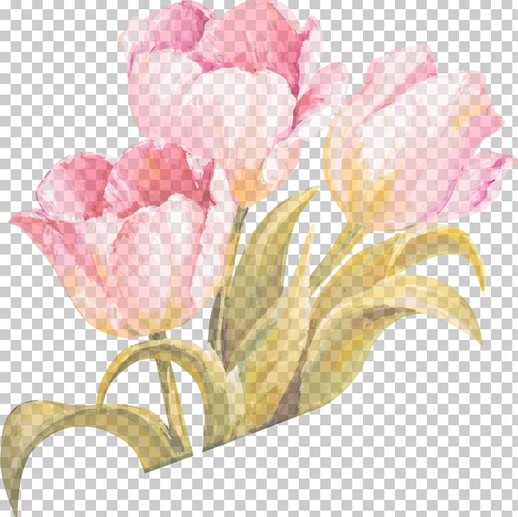 Tulip Watercolor Painting Flower PNG, Clipart, Cartoon, Cut Flowers, Encapsulated Postscript, Flower Arranging, Gift Ribbon Free PNG Download