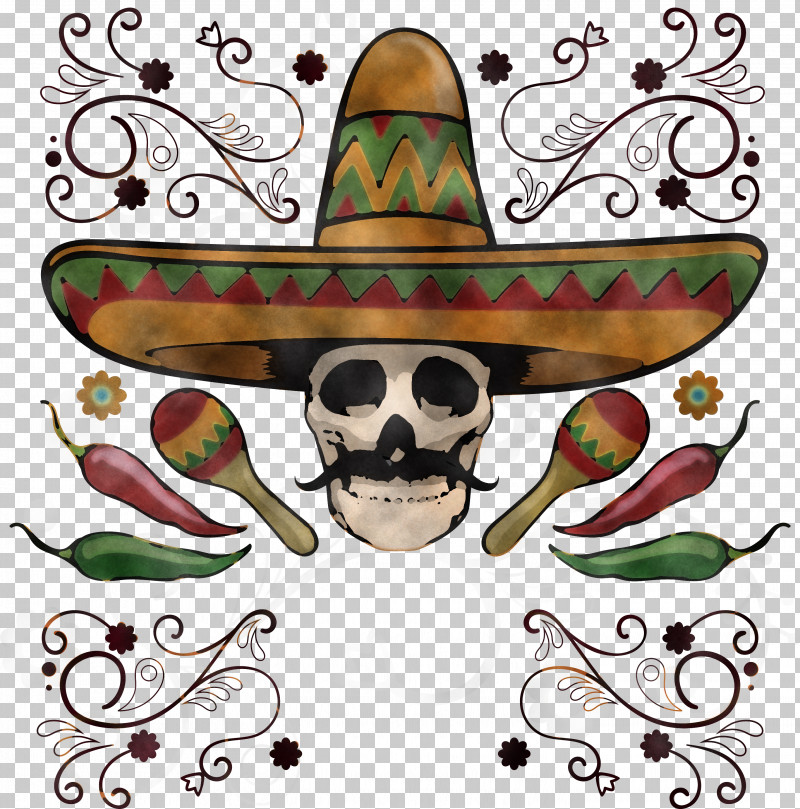 Skull Art PNG, Clipart, Calavera, Cinco De Mayo, Day Of The Dead, Drawing, Mexican Art Free PNG Download