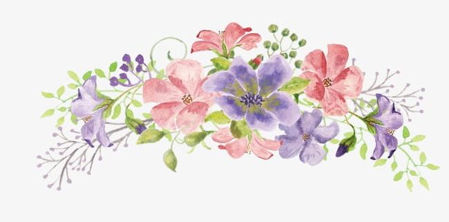 Colorful Watercolor Flowers PNG, Clipart, Bloom, Chinese, Colorful Clipart, Flowers, Flowers Clipart Free PNG Download