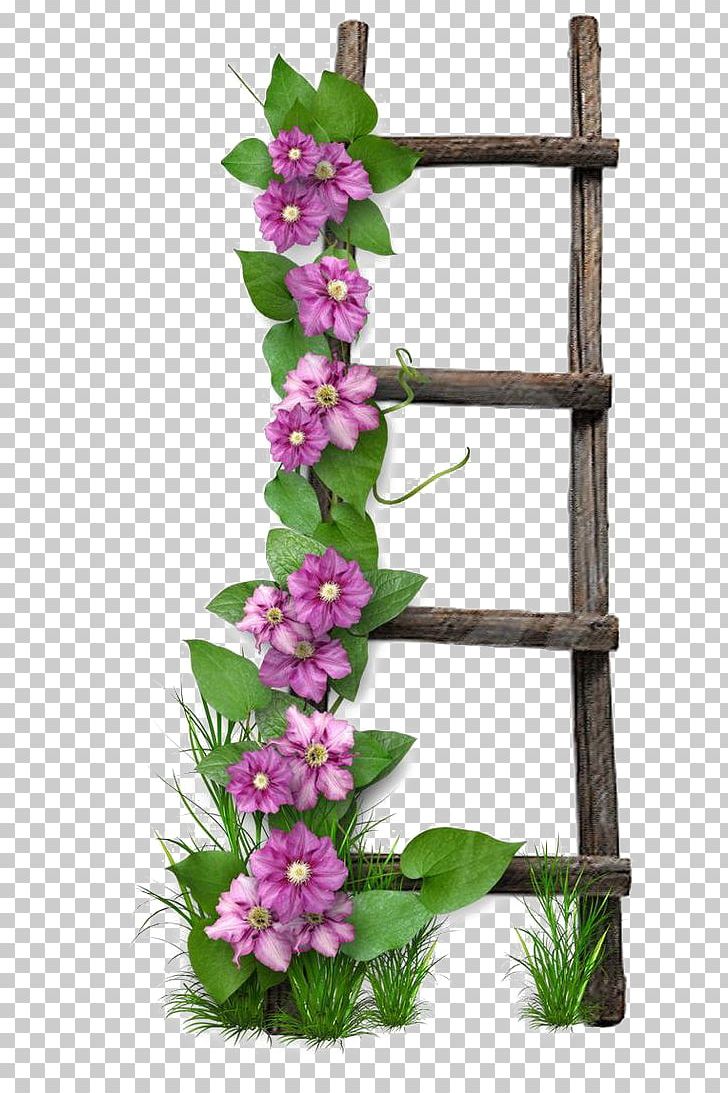 Flower Paper Digital Scrapbooking Ladder PNG, Clipart, Artificial Flower, Bokmxe4rke, Branch, Centerblog, Cut Flowers Free PNG Download