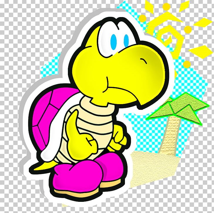 Paper Mario: The Thousand-Year Door Super Paper Mario Paper Mario: Sticker Star PNG, Clipart, Area, Art, Artwork, Beach Tropica, Beak Free PNG Download