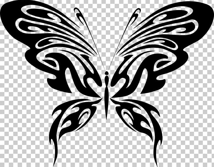 Butterfly Drawing Line Art PNG, Clipart, Arthropod, Black, Black Butterfly, Brush Footed Butterfly, Cdr Free PNG Download