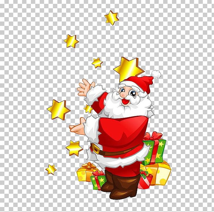 Santa Claus Christmas Tree Reindeer Illustration PNG, Clipart, Cartoon Santa Claus, Christmas, Christmas, Christmas Card, Christmas Decoration Free PNG Download