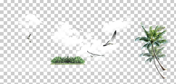 Heron Great Egret Coconut Tree PNG, Clipart, Angle, Baiyun, Branch, Brand, Christmas Tree Free PNG Download