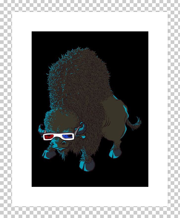 Graphic Design Poster Teal PNG, Clipart, Animal, Art, Art Print, Bison, Design By Free PNG Download