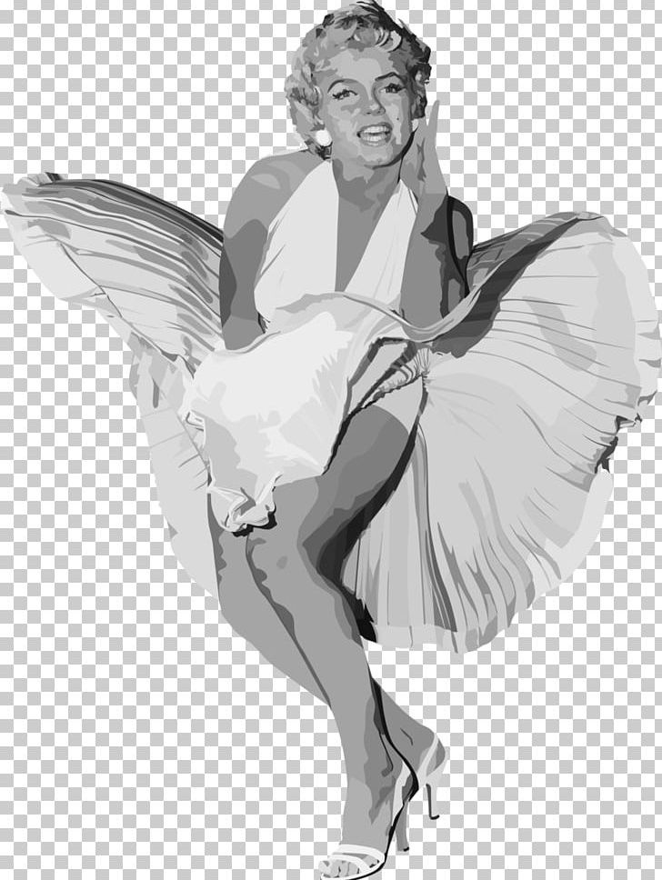 White Dress Of Marilyn Monroe PNG, Clipart, At The Moviesmarilyn Monroe, Black And White, Celebrities, Celebrity, Computer Icons Free PNG Download
