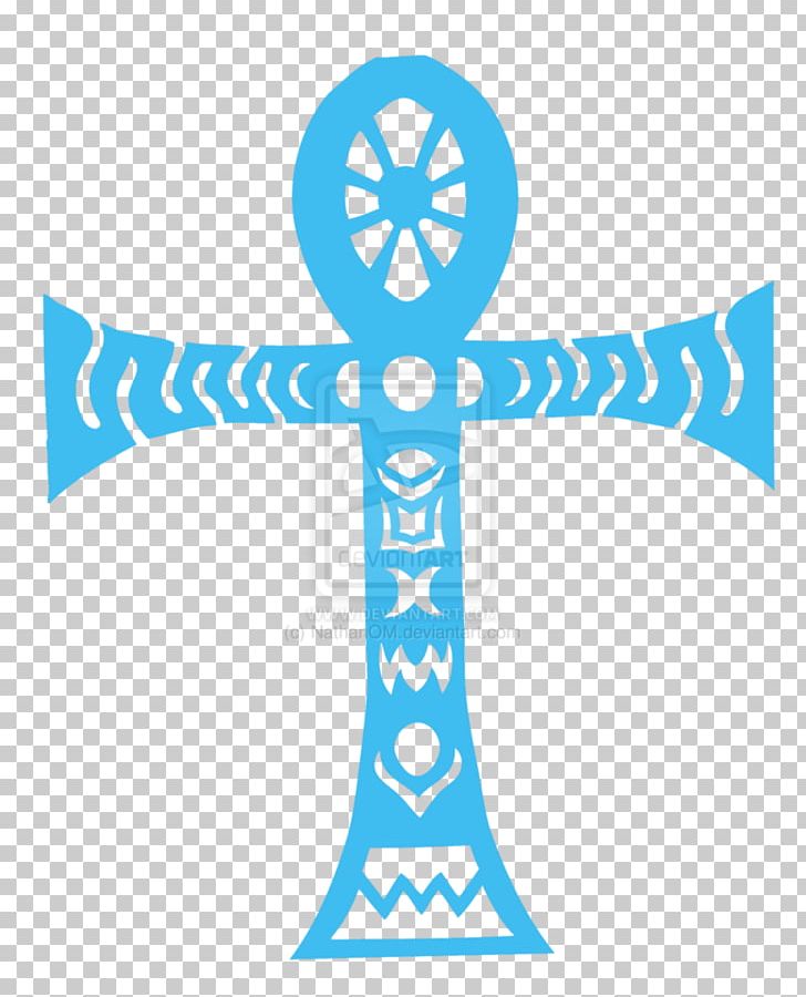 Ankh Blue Tattoo PNG, Clipart, Ankh, Area, Blue, Color, Desktop Wallpaper Free PNG Download