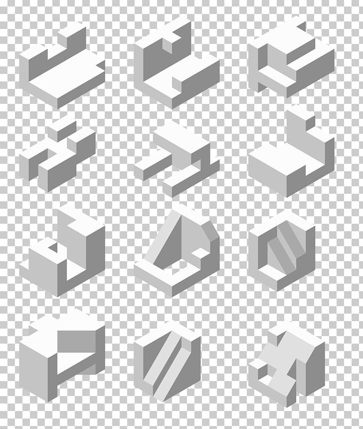 Isometric Exercise Isometric Projection Isometric Graphics In Video Games And Pixel Art Isometry PNG, Clipart, Angle, Basic Shapes, Black And White, Diagram, Exercise Free PNG Download