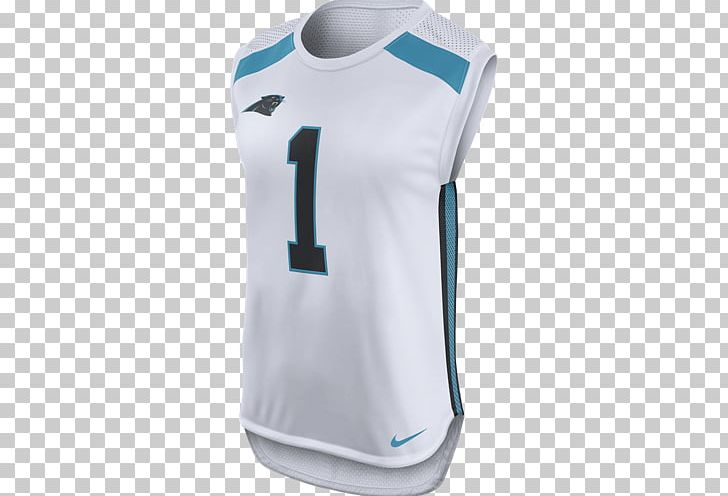 Carolina Panthers Nike Free T-shirt NFL PNG, Clipart, Active Shirt, Active Tank, Aqua, Azure, Blue Free PNG Download