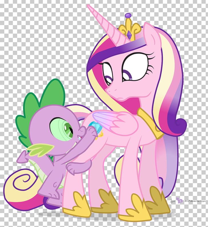 Spike Princess Cadance Pony Twilight Sparkle Rarity PNG, Clipart, Applejack, Art, Cartoon, Female, Fictional Character Free PNG Download