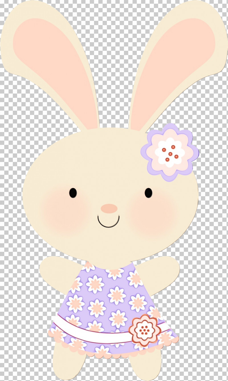 Easter Bunny PNG, Clipart, Cartoon, Ear, Easter Bunny, Paint, Pink Free PNG Download