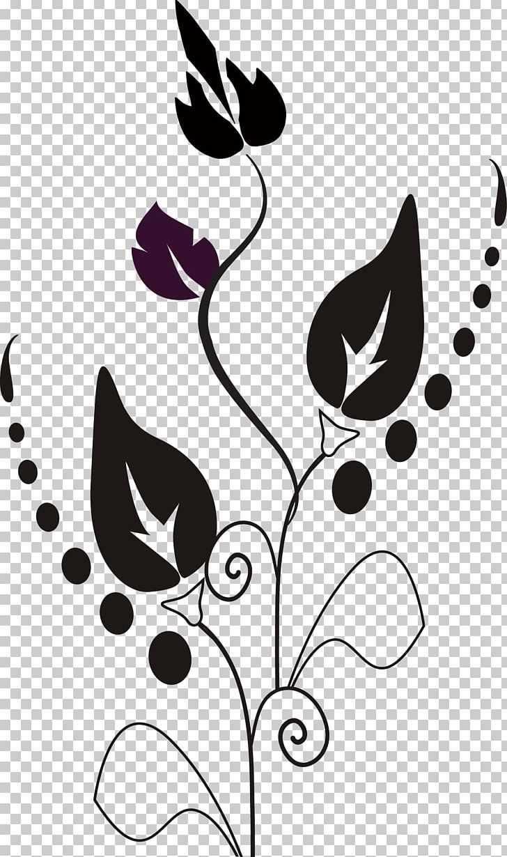 Floral Design Visual Arts Pattern PNG, Clipart, Art, Black And White, Branch, Brush, Cartoon Free PNG Download