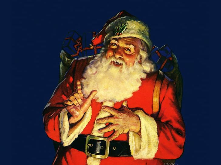 Santa Claus's Reindeer Rudolph Christmas Jolly Old Saint Nicholas PNG, Clipart, Beard, Biblical Magi, Christkind, Christmas, Event Free PNG Download