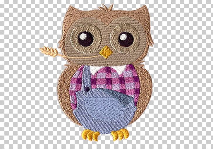 Owl Machine Embroidery Clothing Overall PNG, Clipart, Animal, Animals, Bib, Bird, Bird Of Prey Free PNG Download