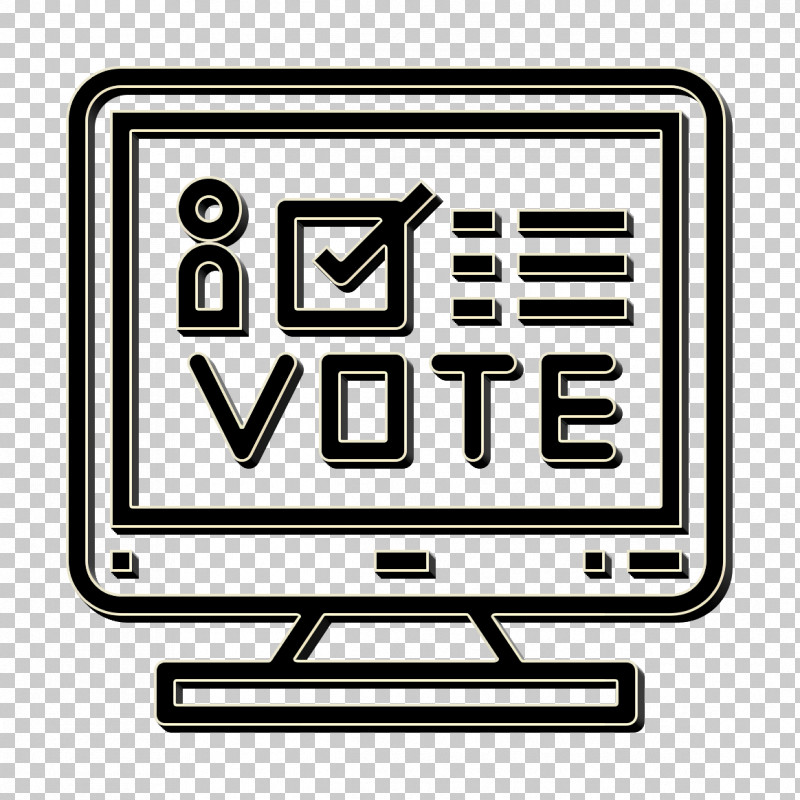 Election Icon Online Voting Icon PNG, Clipart, Computer Icon, Computer Monitor Accessory, Election Icon, Line, Logo Free PNG Download