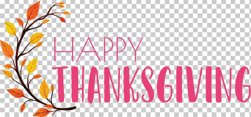 Happy Thanksgiving PNG, Clipart, Branching, Floral Design, Happiness, Happy Thanksgiving, Logo Free PNG Download