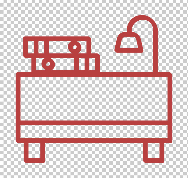 Desk Icon School Icon PNG, Clipart, Desk Icon, Furniture, Line, Rectangle, Red Free PNG Download