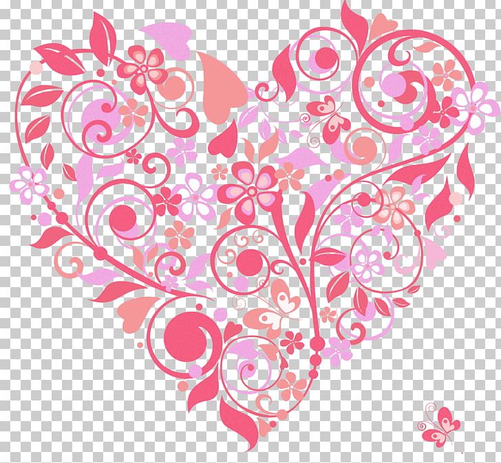 Heart Flower Pattern PNG, Clipart, Art, Background, Circle, Color, Floral Design Free PNG Download