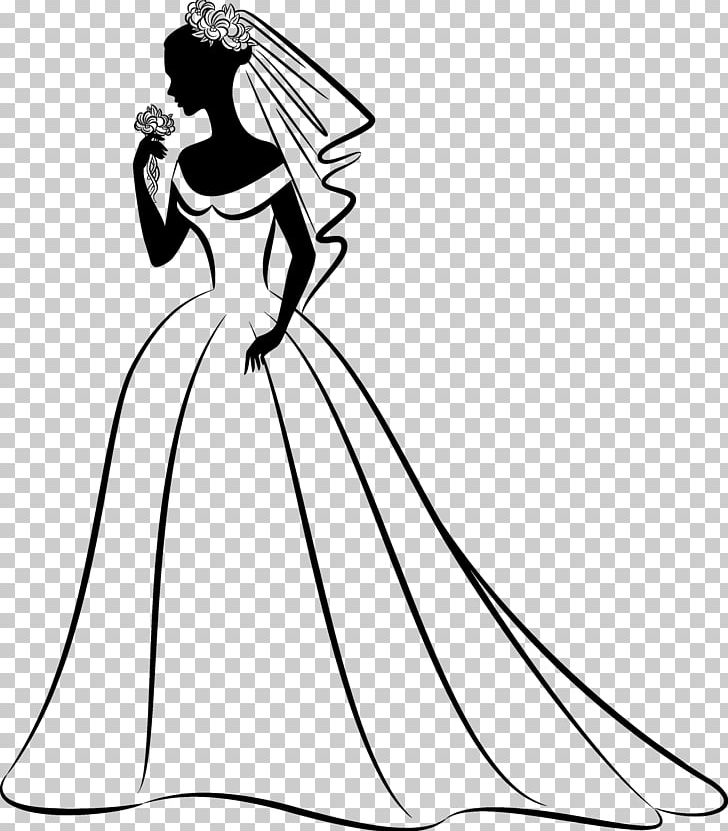 Drawing Bride Sketch PNG, Clipart, Artwork, Black, Black And White, Bride, Bridegroom Free PNG Download