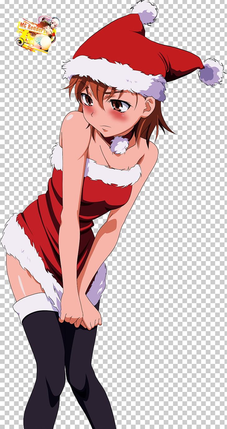 Mikoto Misaka Christmas A Certain Magical Index Anime PNG, Clipart, Anime Render, Arm, Art, Aru, Birthday Free PNG Download