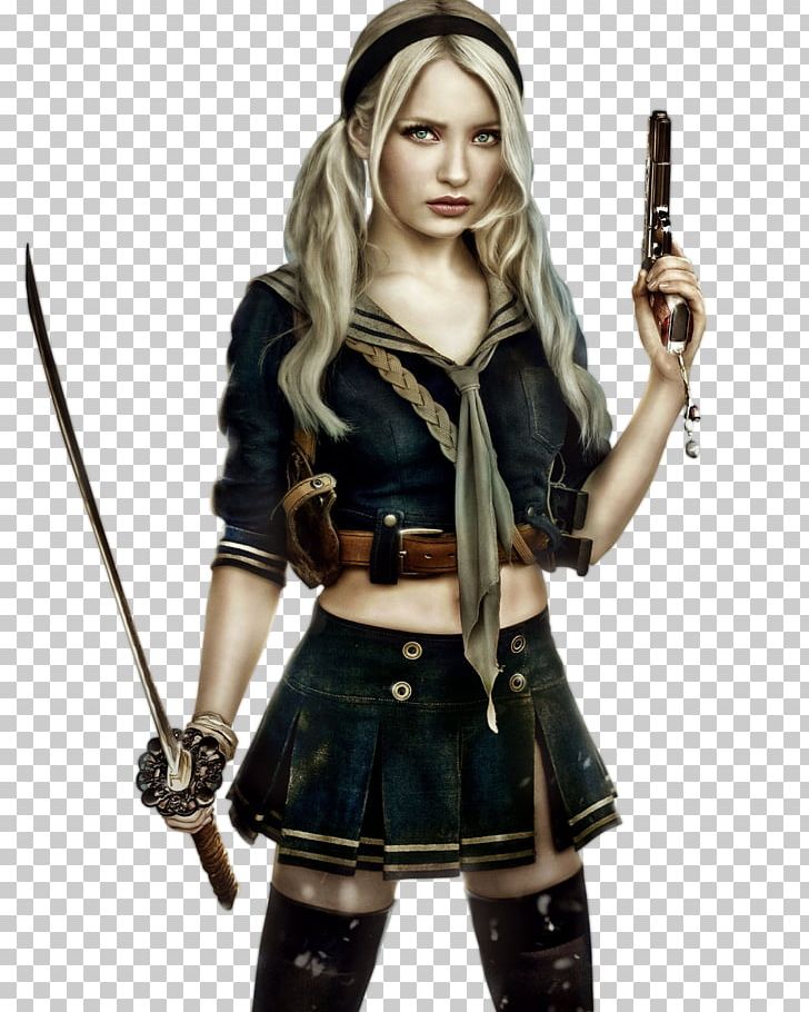 Emily Browning Sucker Punch Cosplay Babydoll Costume PNG, Clipart, Action Figure, Art, Babydoll, Cold Weapon, Cosplay Free PNG Download