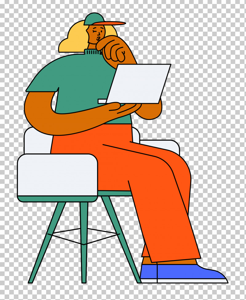 Cartoon Sitting Chair Line Joint PNG, Clipart, Behavior, Cartoon, Cartoon People, Chair, Geometry Free PNG Download