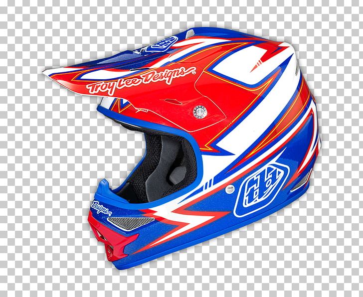 Motorcycle Helmets Troy Lee Designs Motocross PNG, Clipart, Arai Helmet Limited, Bicycle Clothing, Blue, Electric Blue, Motocross Free PNG Download