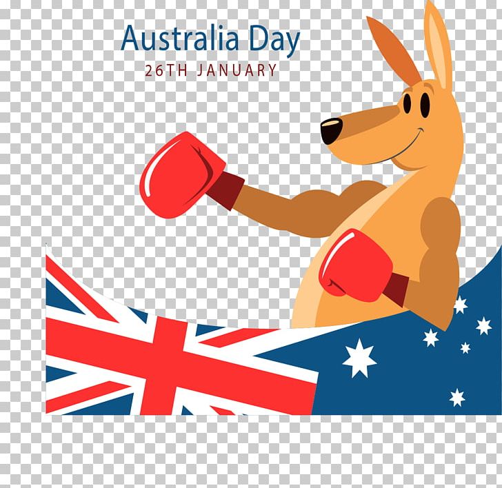Australia Day Kangaroo PNG, Clipart, Advertisement Poster, Area, Australia, Australian Vector, Boxer Free PNG Download