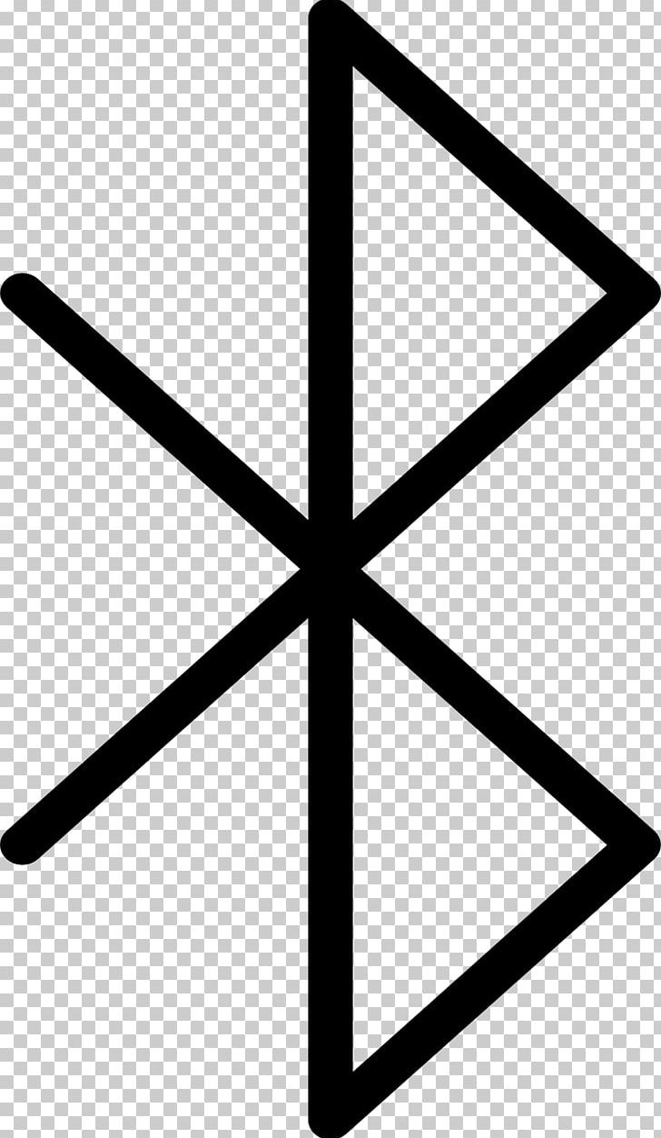 Bluetooth Symbol Icon PNG, Clipart, Angle, Apple Logo, Area, Black, Black And White Free PNG Download