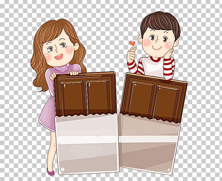 Couple Significant Other Illustration PNG, Clipart, Adobe Illustrator, Affectionate, Cartoon, Cartoon Couple, Chocolate Free PNG Download