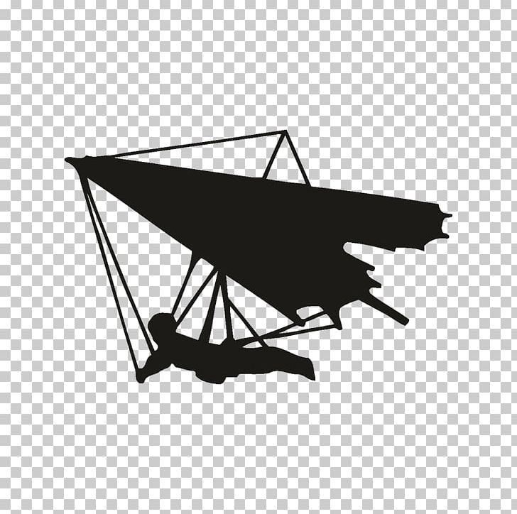 Hang Gliding Glider PNG, Clipart, Angle, Black, Black And White, Drawing, Flight Free PNG Download