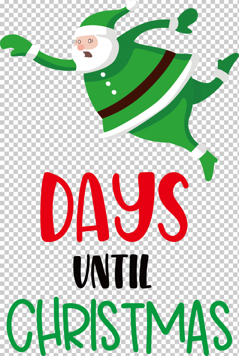 Days Until Christmas Christmas Santa Claus PNG, Clipart, Character, Christmas, Christmas Day, Days Until Christmas, Happiness Free PNG Download