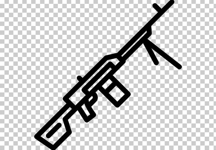 Weapon Firearm Computer Icons Machine Gun PNG, Clipart, Angle, Black And White, Chemical Weapon, Computer Icons, Firearm Free PNG Download
