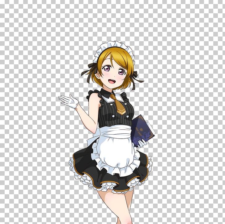 Hanayo Koizumi Love Live! School Idol Festival French Maid Maid Café PNG, Clipart, Anime, Apron, Black Hair, Brown Hair, Cosplay Free PNG Download